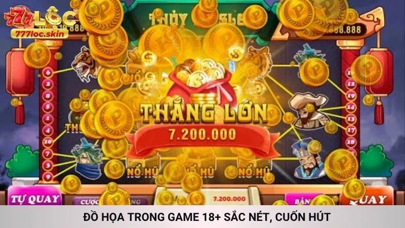 Nổ hũ Kim Bình Mai 777loc - Jackpot khủng, đồ họa 18+ 3 Đồ họa trong game 18+ sắc nét, cuốn hút